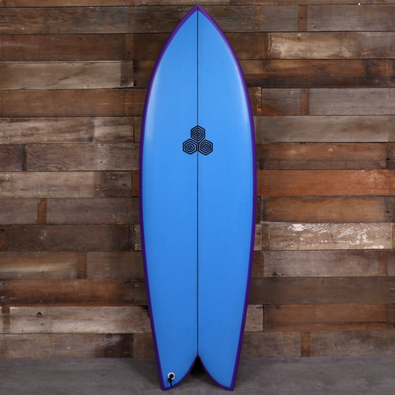 Load image into Gallery viewer, Channel Islands Feb's Fish 5'5 × 20 ⅛ × 2 5/16 Surfboard - Blue/Purple 1