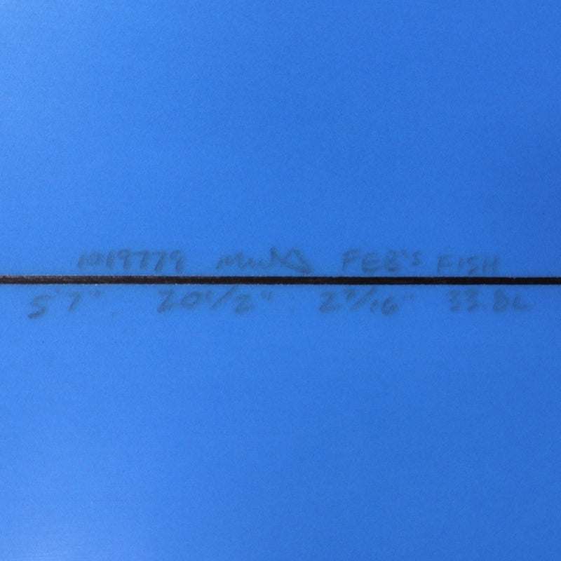 Load image into Gallery viewer, Channel Islands Feb's Fish 5'7 x 20 ½ x 2 7/16 Surfboard - Blue/Purple 4