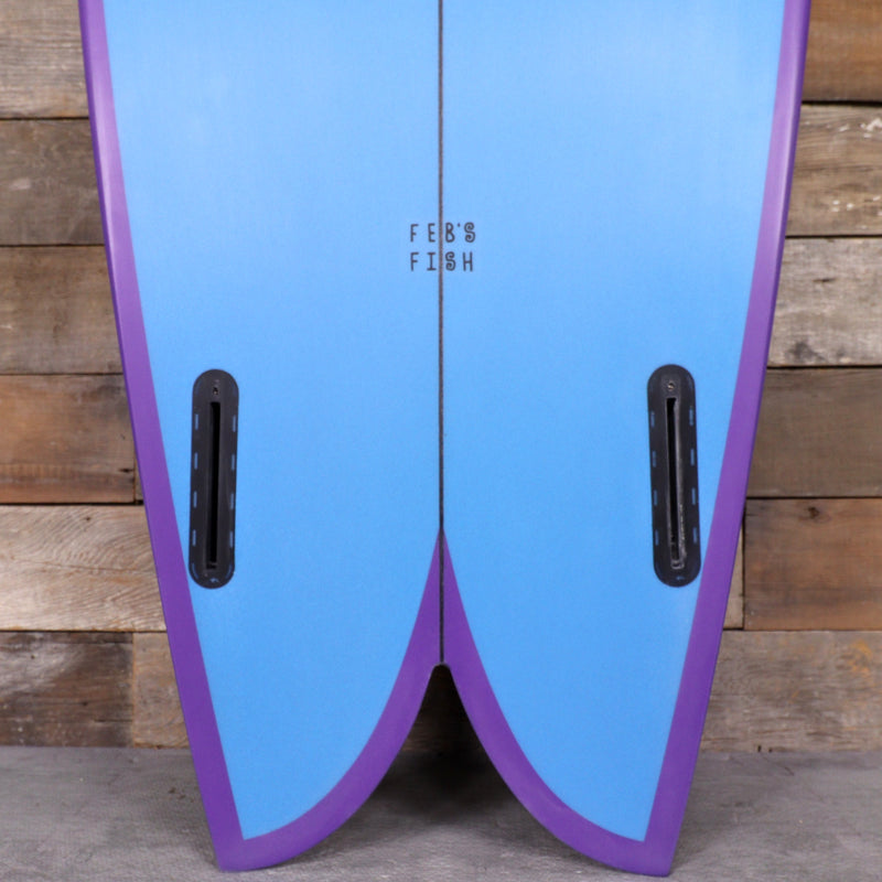 Load image into Gallery viewer, Channel Islands Feb's Fish 5'9 × 20 ⅞ × 2 ½ Surfboard - Blue/Purple 3