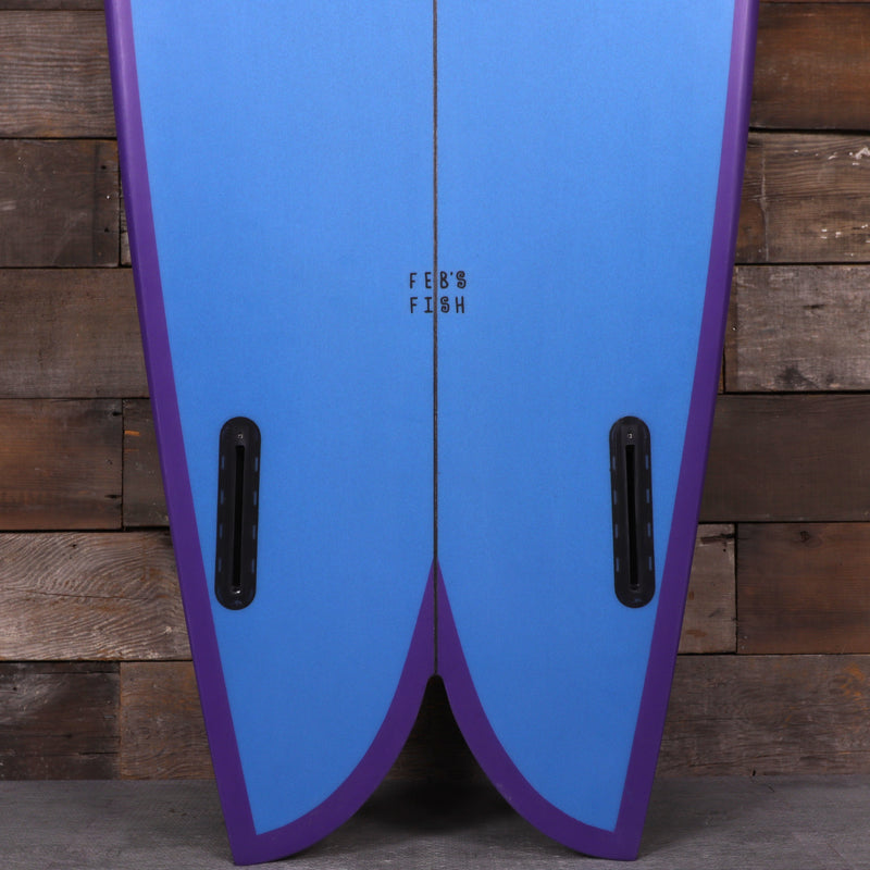 Load image into Gallery viewer, Channel Islands Feb's Fish 5'9 × 20 ⅞ × 2 ½ Surfboard - Blue/Purple • REPAIRED