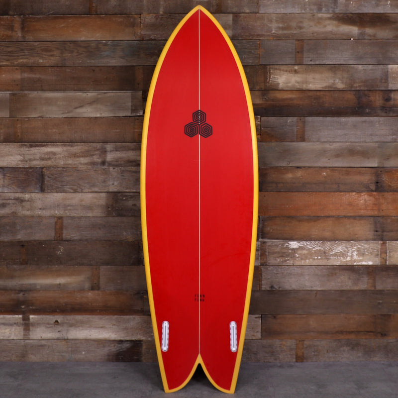 Load image into Gallery viewer, Channel Islands Feb's Fish 6'0 x 21 ¼ x 2 11/16 Surfboard - Red/Yellow • BLEMISH