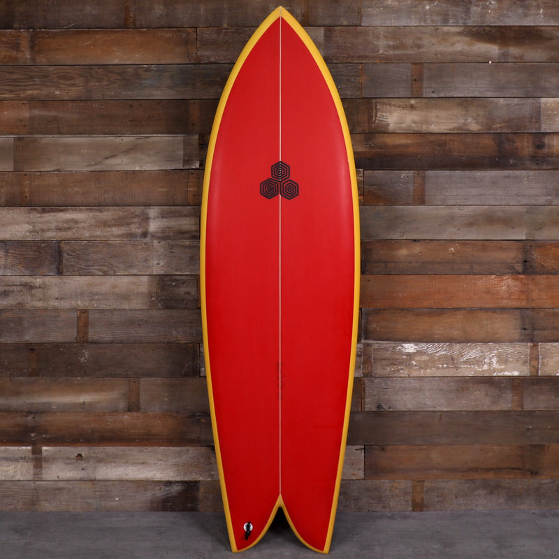 Load image into Gallery viewer, Channel Islands Feb's Fish 6'0 x 21 ¼ x 2 11/16 Surfboard - Red/Yellow • BLEMISH