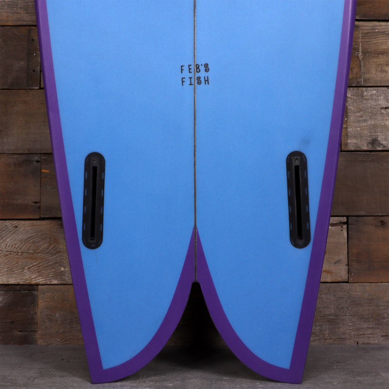 Load image into Gallery viewer, Channel Islands Feb's Fish 6'1 x 21 ½ x 2 ¾ Surfboard - Blue/Purple
