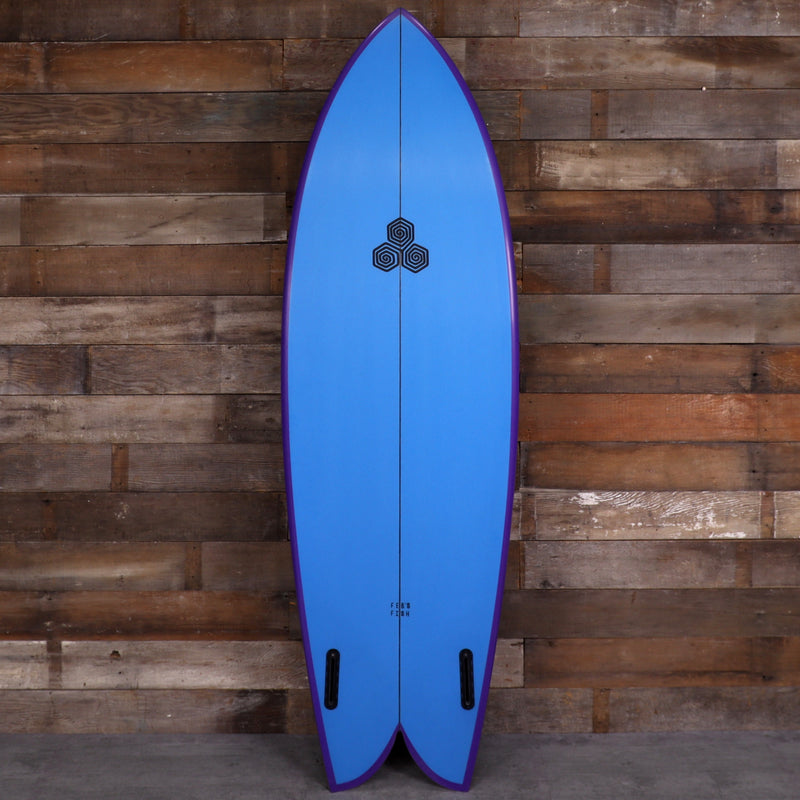 Load image into Gallery viewer, Channel Islands Feb's Fish 6'1 × 21 ½ × 2 ¾ Surfboard - Blue/Purple 2