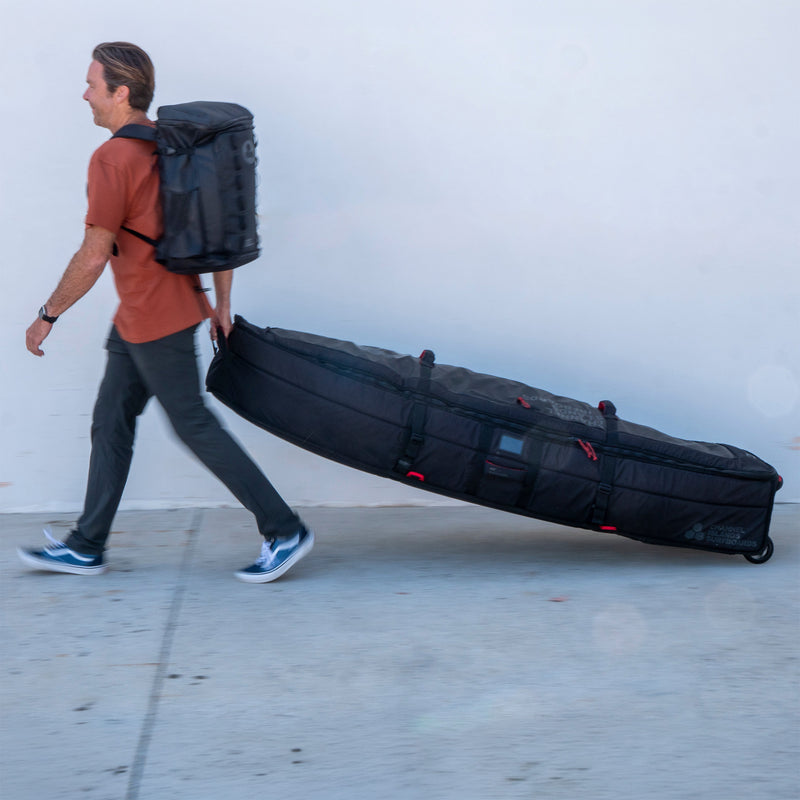 Load image into Gallery viewer, Channel Islands Traveler Wheeled Quad 3-4 Board Travel Surfboard Bag