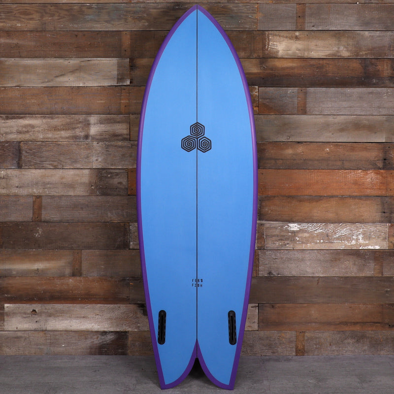 Load image into Gallery viewer, Channel Islands Feb's Fish 5'5 × 20 ⅛ × 2 5/16 Surfboard - Blue/Purple 2