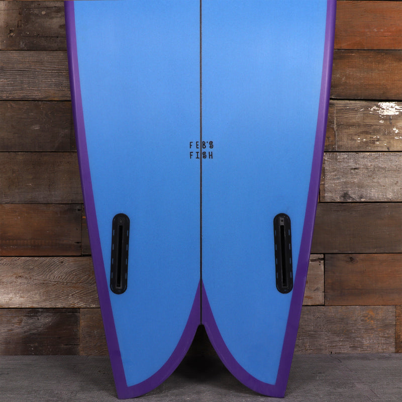 Load image into Gallery viewer, Channel Islands Feb's Fish 5'7 × 20 ½ × 2 7/16 Surfboard - Blue/Purple 3