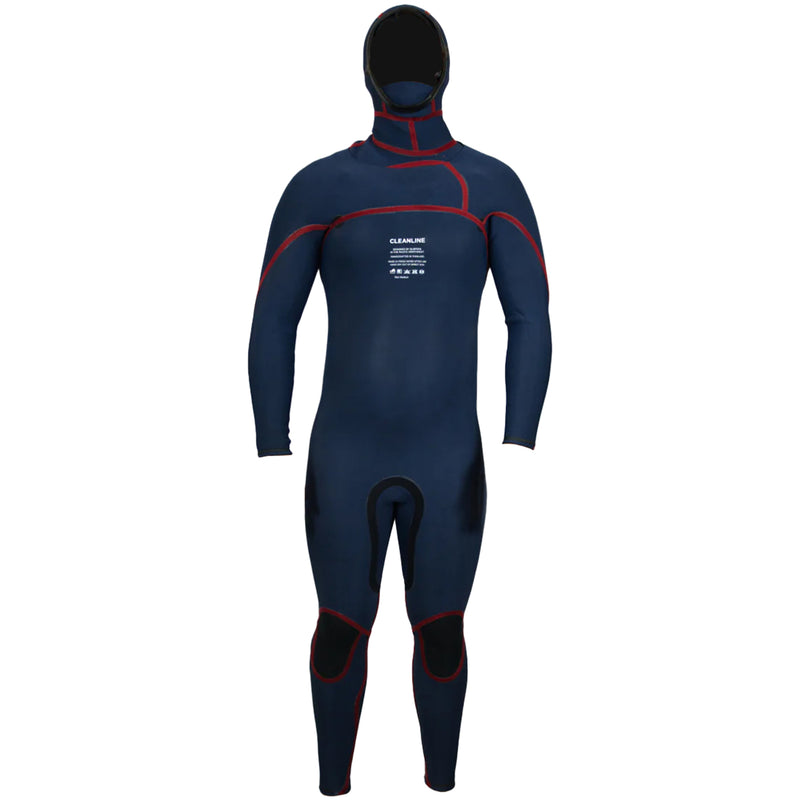 Load image into Gallery viewer, Cleanline 5/4 Hooded Chest-Zip Wetsuit
