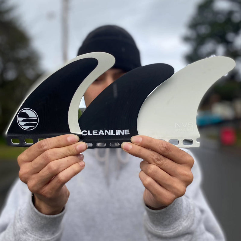 Load image into Gallery viewer, Cleanline AM-Comp Apex Series Futures Compatible Tri Fin Set