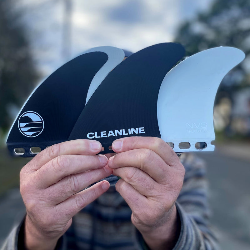Load image into Gallery viewer, Cleanline JG Apex Series Futures Compatible Tri Fin Set
