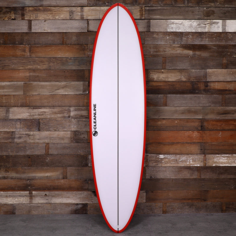 Load image into Gallery viewer, Cleanline 2 + 1 Egg 7'0 × 21 ½ ×2 ⅞ Surfboard - Red
