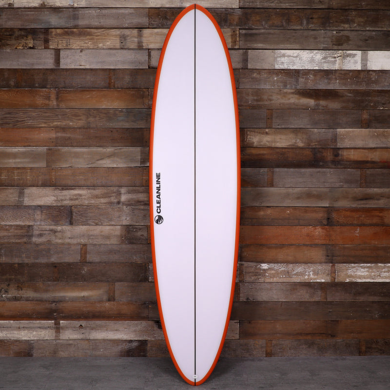 Load image into Gallery viewer, Cleanline 2 + 1 Egg 7'4 × 21 ¾ ×3 Surfboard - Orange