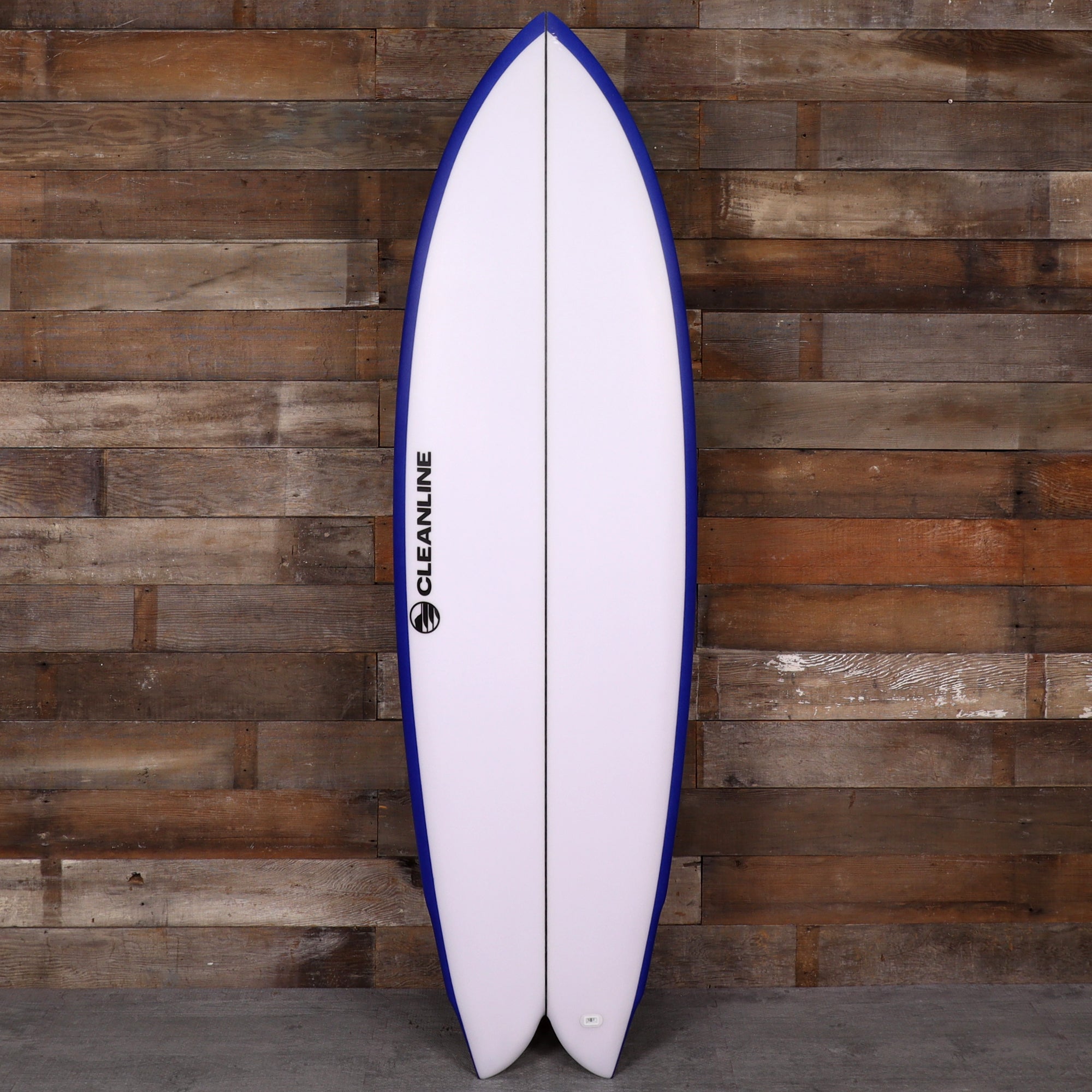 Cleanline Quad Fish 5'10 × 20 ½ × 2 ⅝ Surfboard - Dark Blue