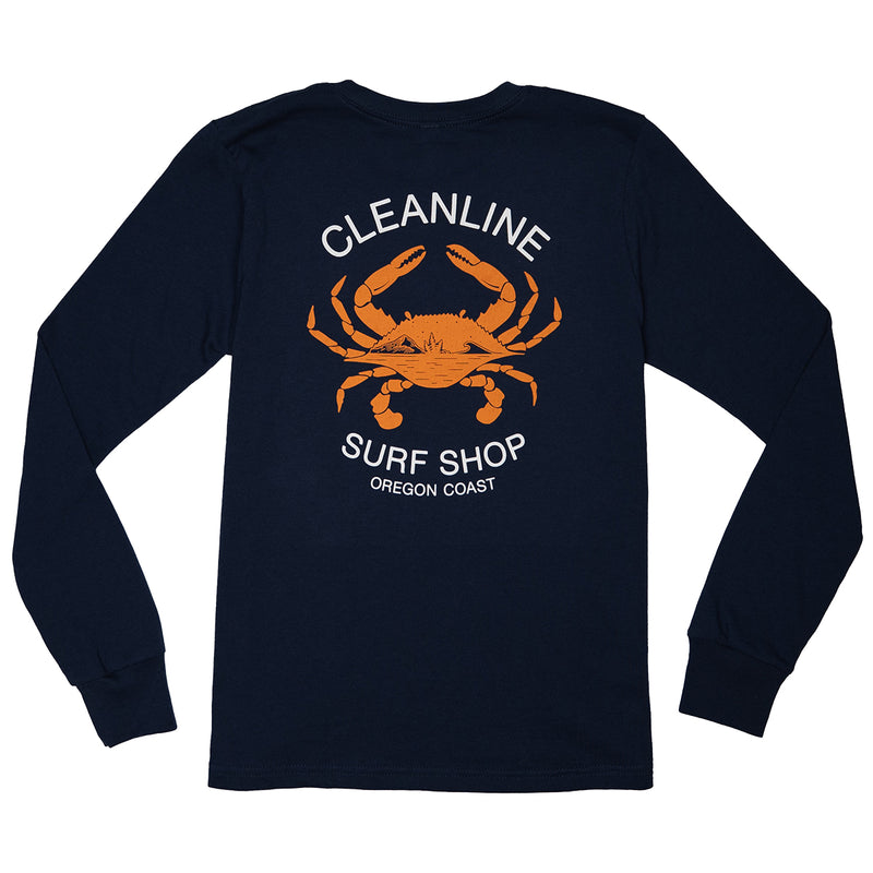 Load image into Gallery viewer, Cleanline Youth Crab Long Sleeve T-Shirt
