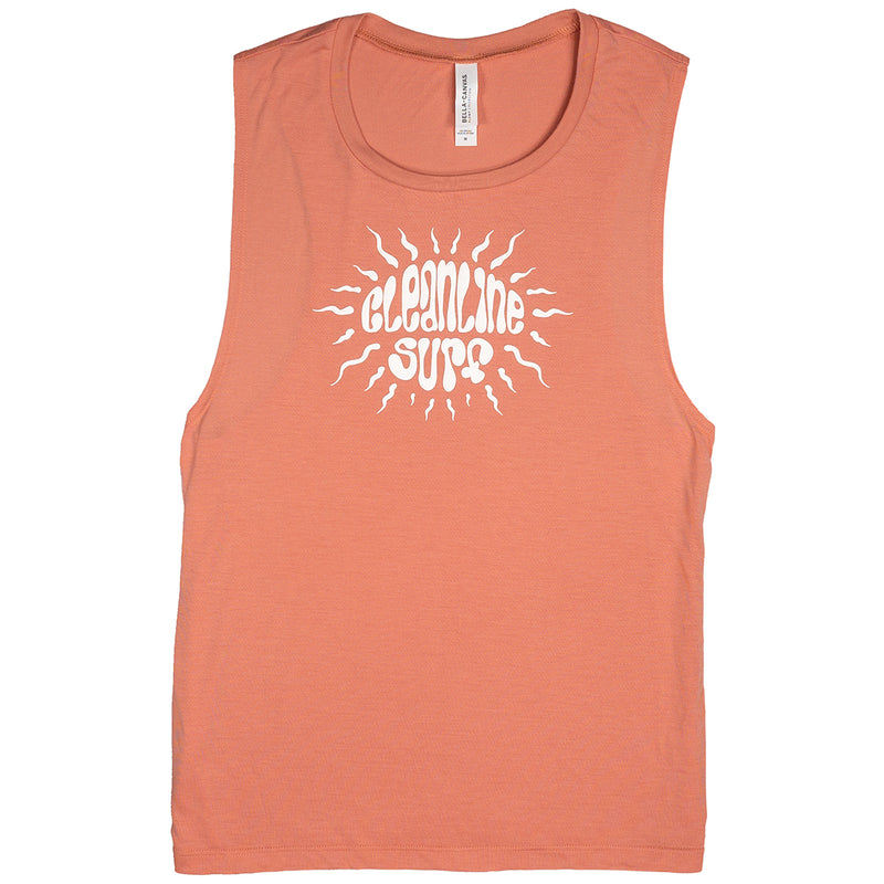 Load image into Gallery viewer, Cleanline Women&#39;s Sunnyside Muscle Tank Top
