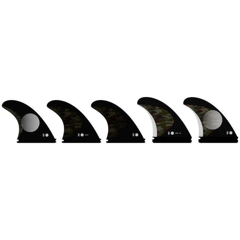 Load image into Gallery viewer, Endorfins KS1 × Outerknown Single Tab Tri-Quad Fin Set 2