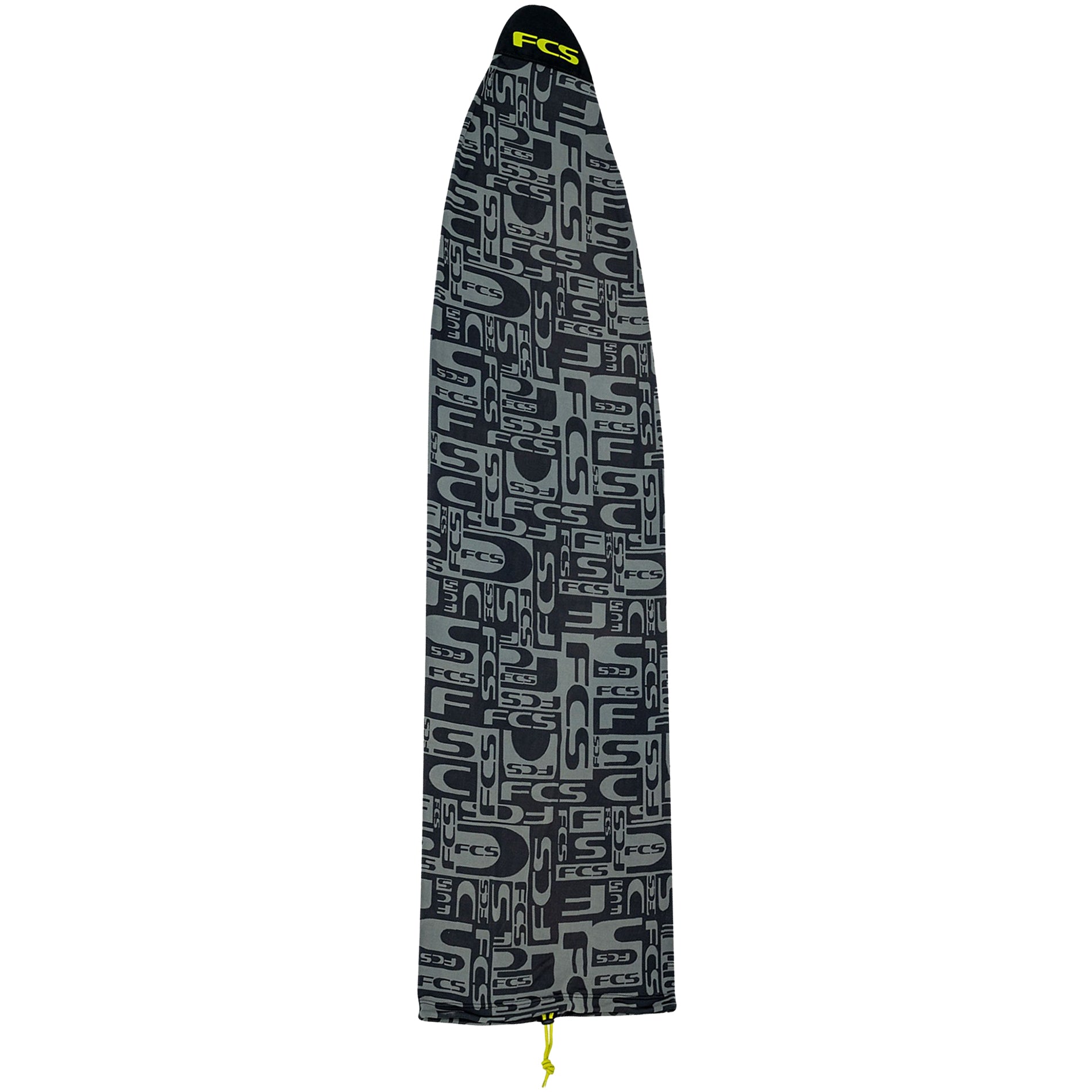 FCS Stretch Shortboard Surfboard Cover Shortboard — full deck view