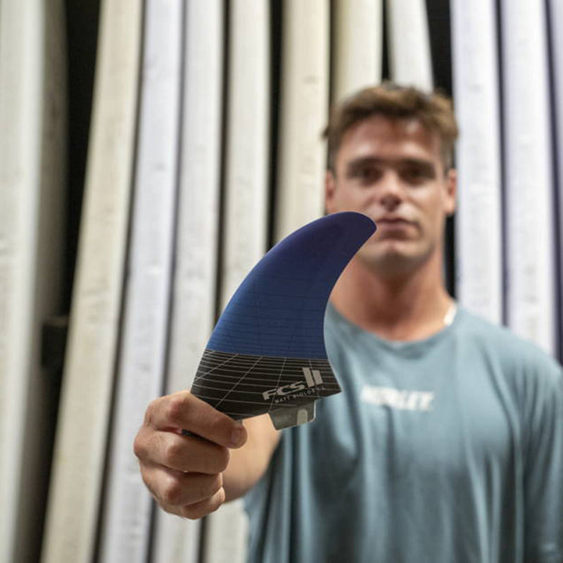 Load image into Gallery viewer, FCS II Matt Biolos PC Carbon Tri-Quad Fin Set