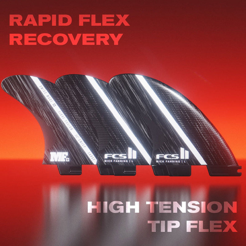 Load image into Gallery viewer, FCS II Mick Fanning Glass Fibre Fusion Tri Fin Set