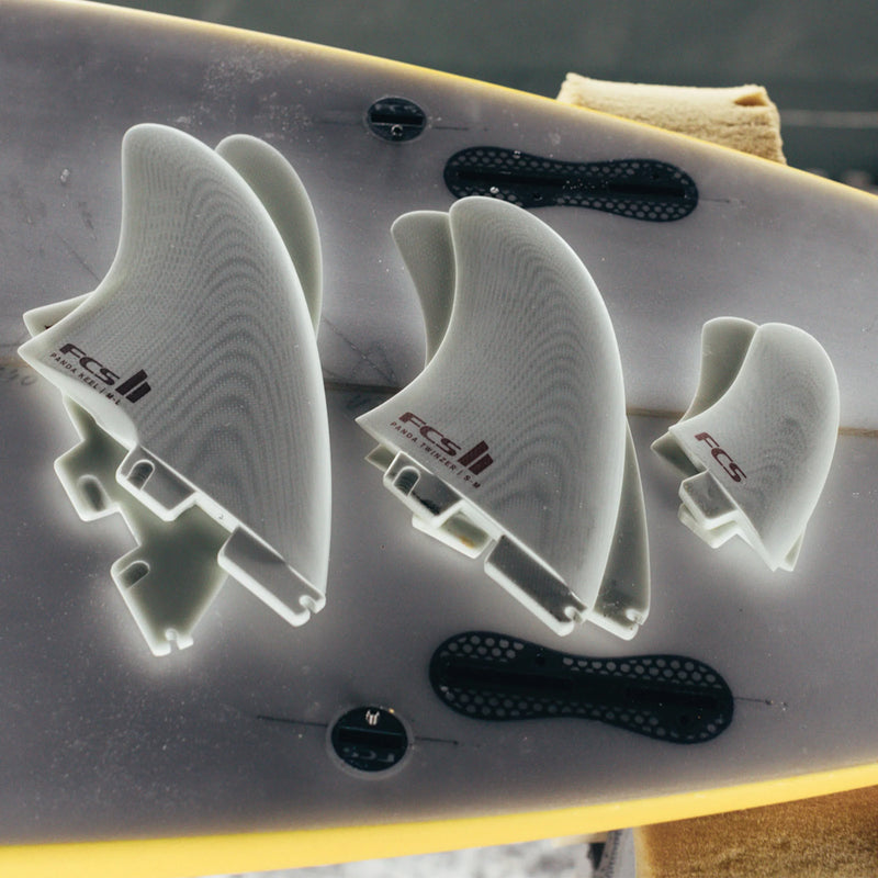 Load image into Gallery viewer, FCS II Panda PG Keel Twin Fin Set
