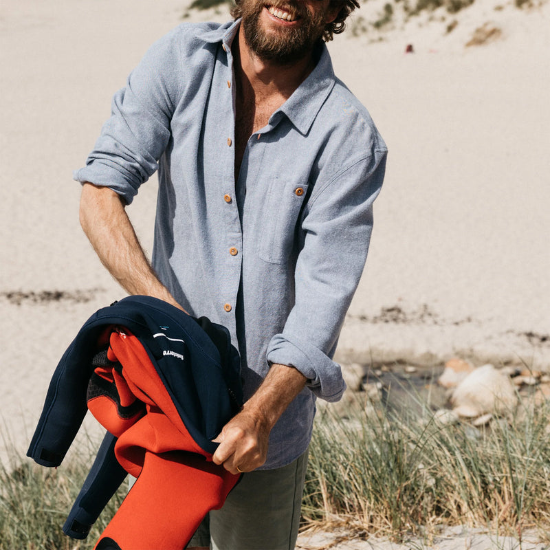 Load image into Gallery viewer, Finisterre Gylly Long Sleeve Button-Up Shirt 2