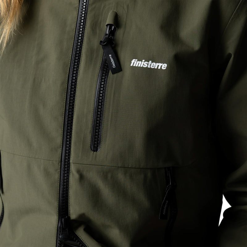 Load image into Gallery viewer, Finisterre Women's Stormbird Waterproof Hooded Zip-Up Jacket 13
