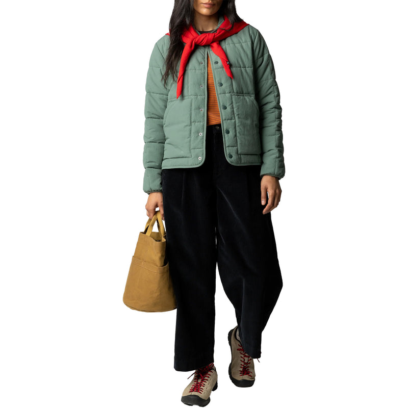 Load image into Gallery viewer, Finisterre Women's Lapwing Insulated Snap-Button Jacket 7