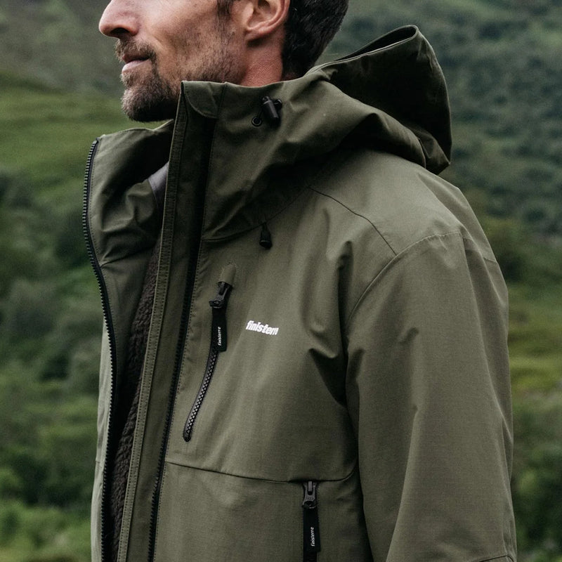 Load image into Gallery viewer, Finisterre Stormbird Waterproof Hooded Zip-Up Jacket