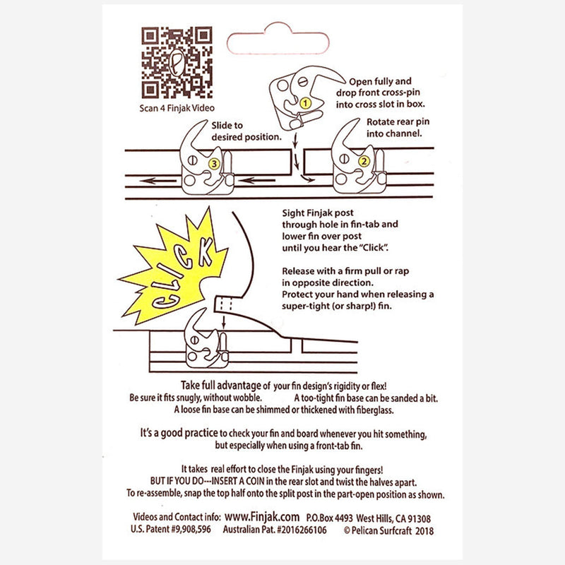Load image into Gallery viewer, Finjak Tool-Free Fin System 12