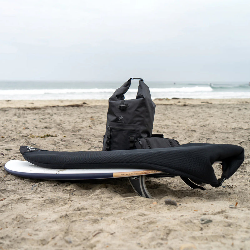 Load image into Gallery viewer, Firewire Black Mesh Shortboard Surfboard Sock Cover