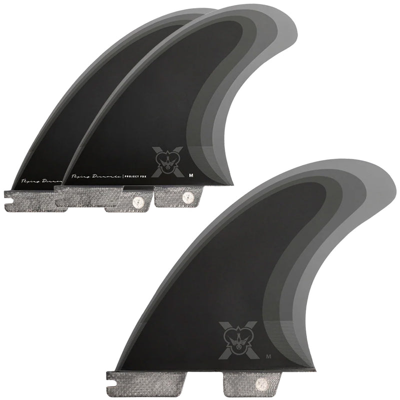Load image into Gallery viewer, Flying Diamonds FDX-1 Double Tab Tri-Fin Set 2
