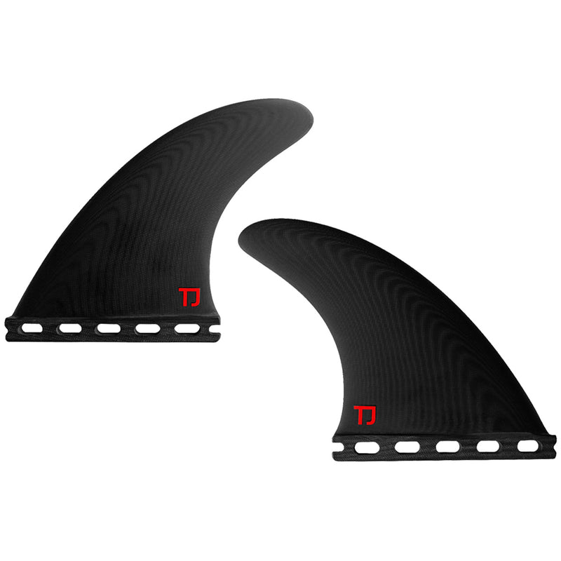 Load image into Gallery viewer, Flying Diamonds Taylor Jensen Single Tab Quad Rear Fin Set
