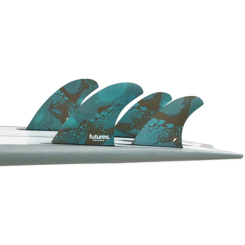 Load image into Gallery viewer, Futures Fins Christenson Honeycomb Tri-Quad Fin Set