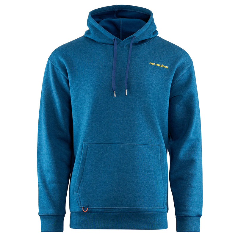 Load image into Gallery viewer, Grundéns Displacement DWR Pullover Hoodie -Anchor Navy Heather