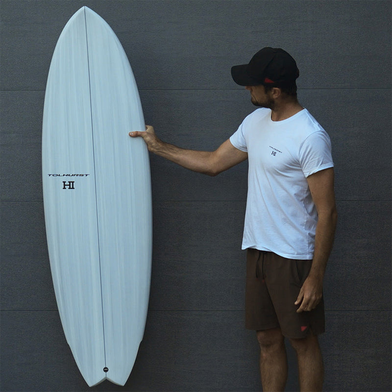 Load image into Gallery viewer, Harley Ingleby HIBT 3+3 Thunderbolt Red Surfboard
