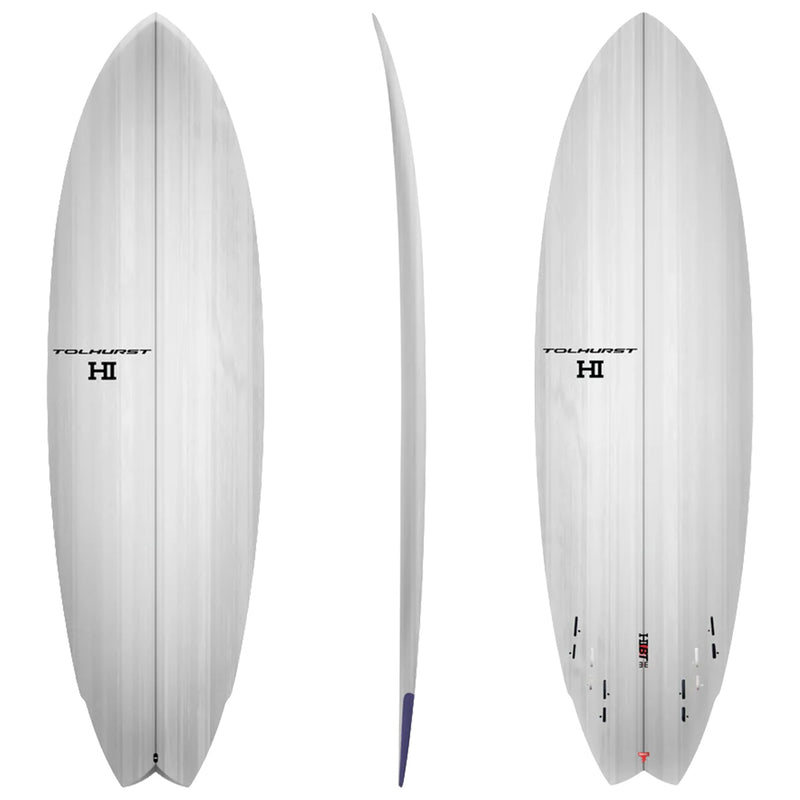 Load image into Gallery viewer, Harley Ingleby HIBT 3+3 Thunderbolt Red Surfboard