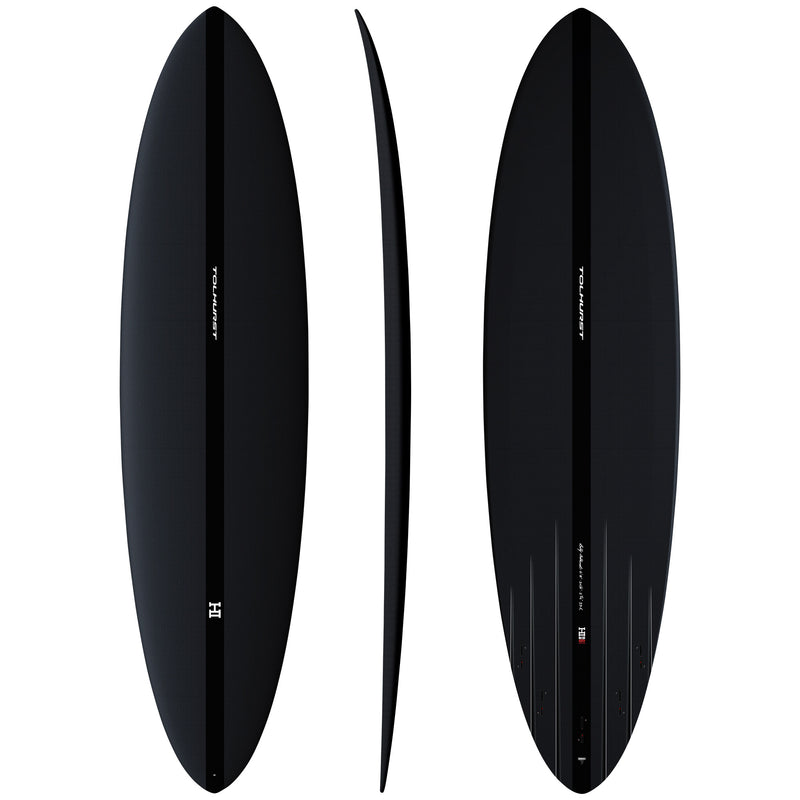 Load image into Gallery viewer, Harley Ingleby Mid 6 Thunderbolt Black Surfboard 4