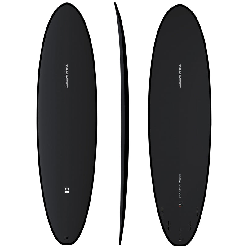 Load image into Gallery viewer, Harley Ingleby Moe Mini Thunderbolt Black Surfboard