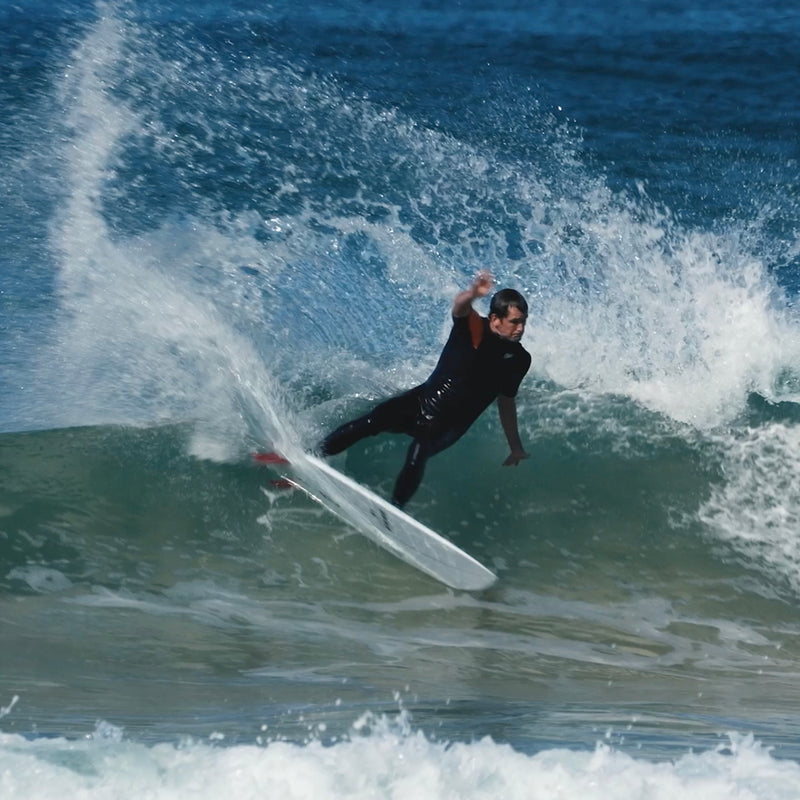 Load image into Gallery viewer, Harley Ingleby Series HIBT 3+3 Thunderbolt Red 6'6 x 20 ⅝ x 2 3/16 Surfboard - White/Blue