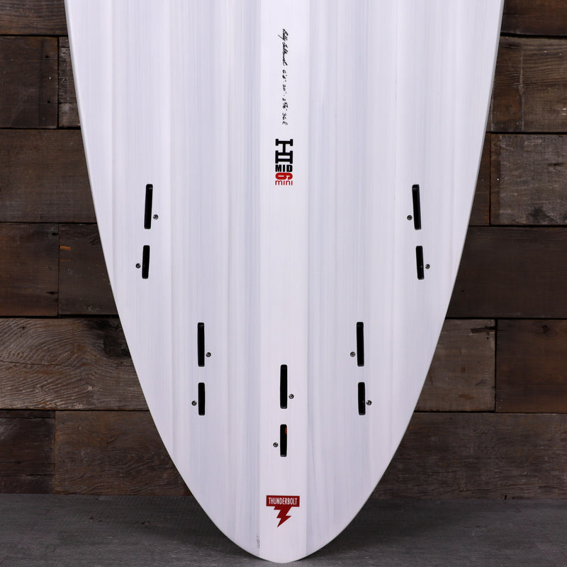 Load image into Gallery viewer, Harley Ingleby Mid 6 Mini Thunderbolt Red 6'4 × 20 × 2 ⅝ Surfboard - Candy/White 3