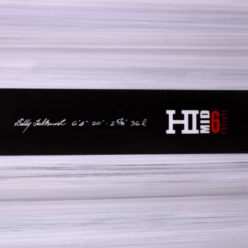 Load image into Gallery viewer, Harley Ingleby Series Mid 6 Mini Thunderbolt Black 6'4 x 20 x 2 ⅝ Surfboard - Gray/Carbon