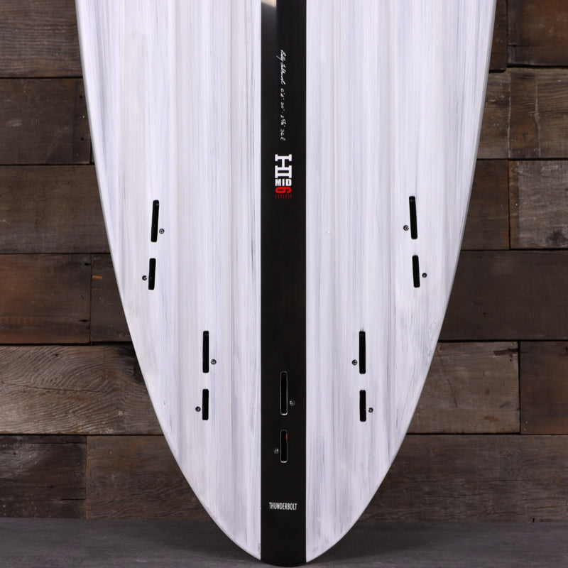 Load image into Gallery viewer, Harley Ingleby Series Mid 6 Mini Thunderbolt Black 6'4 x 20 x 2 ⅝ Surfboard - Gray/Carbon