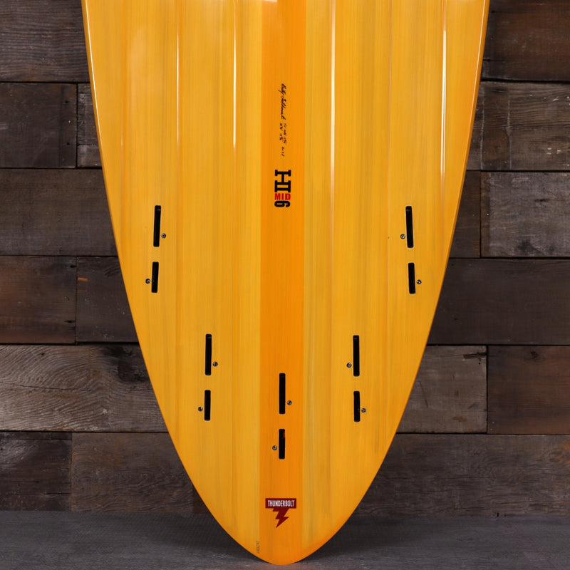 Load image into Gallery viewer, Harley Ingleby Series Mid 6 Mini Thunderbolt Red 7'0 × 20 ½ × 2 ⅝ Surfboard - Orange 3