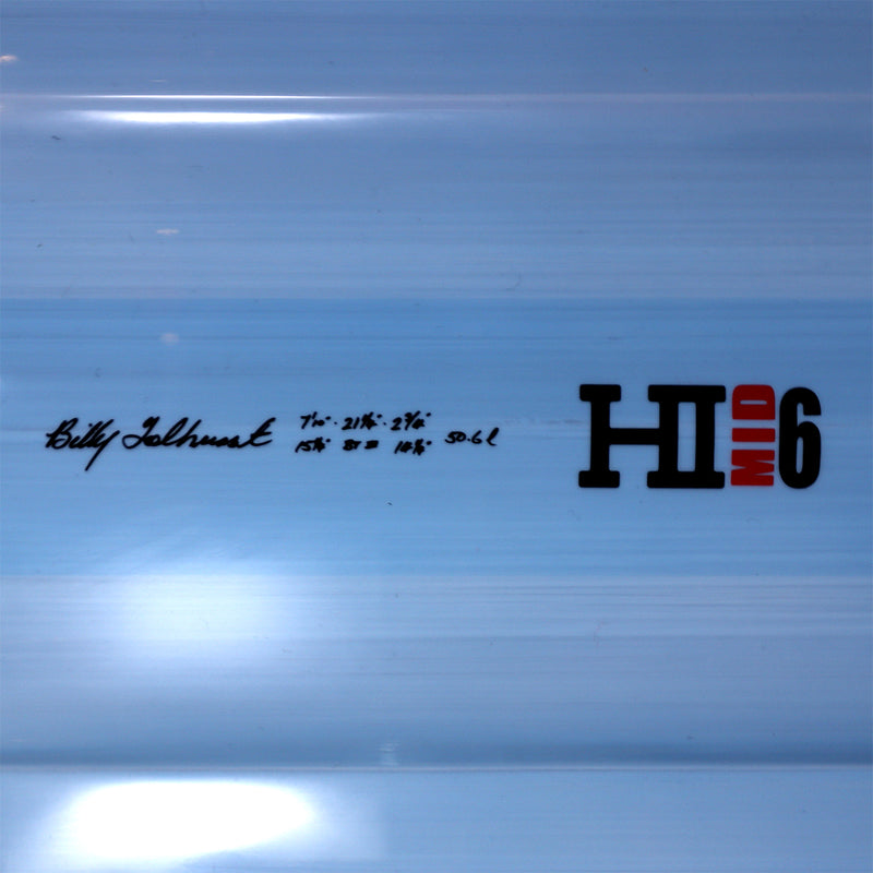 Load image into Gallery viewer, Harley Ingleby Series Mid 6 Thunderbolt Red 7'10 x 21 ¼ x 2 ¾ Surfboard - Light Blue