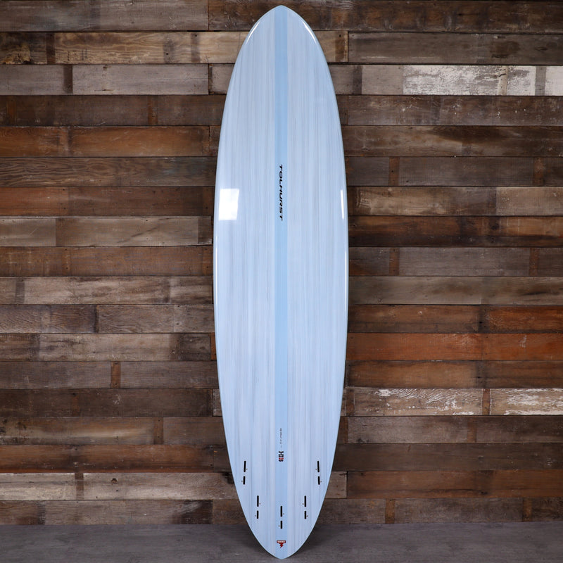 Load image into Gallery viewer, Harley Ingleby Series Mid 6 Thunderbolt Red 7'6 × 21 × 2 ¾ Surfboard - Light Blue • DAMAGED 2