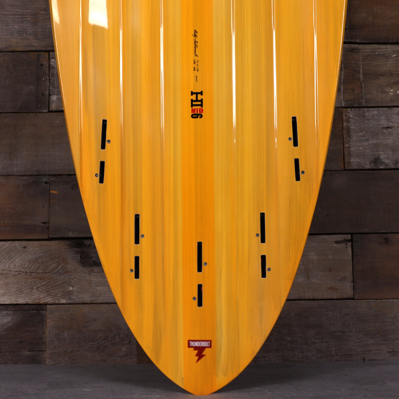 Load image into Gallery viewer, Harley Ingleby Series Mid 6 Thunderbolt Red 7'6 × 21 × 2 ¾ Surfboard - Orange • DAMAGED 4