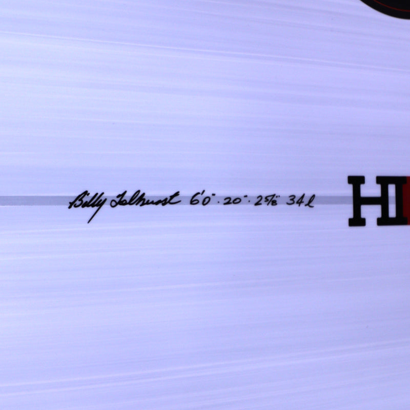 Load image into Gallery viewer, Harley Ingleby Series HIBT 3+3 Thunderbolt Red 6'0 x 20 x 2 ⅝ Surfboard - White/Red