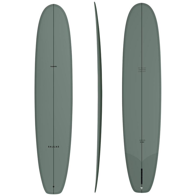Load image into Gallery viewer, Kai Sallas Tsunami Thunderbolt Silver Surfboard 7