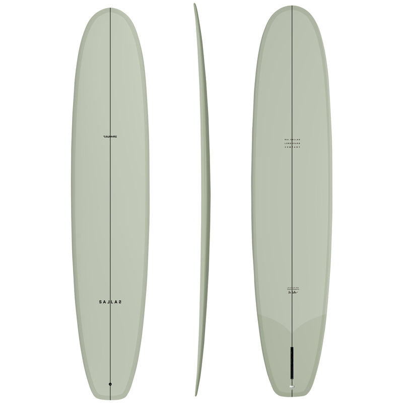 Load image into Gallery viewer, Kai Sallas Tsunami Thunderbolt Silver Surfboard 11