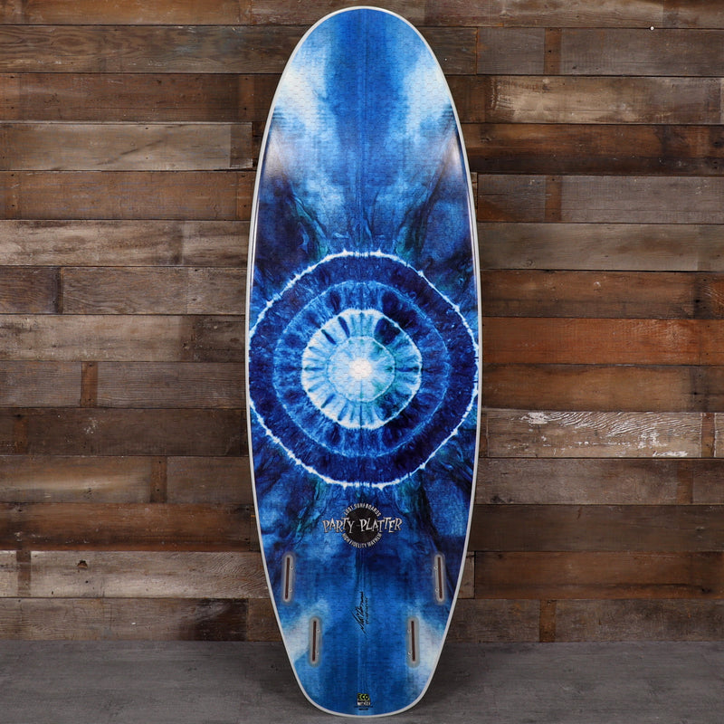 Load image into Gallery viewer, Lib Tech Lost Party Platter ecoIMPACTO 2 Lite 5'7 × 22 × 2 ⅗ Surfboard - Blue 2